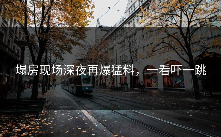 塌房现场深夜再爆猛料，一看吓一跳